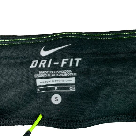 🟣🟣🟣 NIKE Dri Fit Women's Size Small Black White Pull On Stretch Leggings - Picture 4 of 7